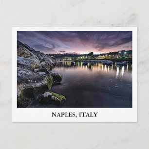 Bay of Naples in Italy Postcard