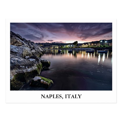 Image of Bay of Naples in Italy Postcard