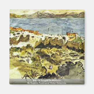 Bay Of Tangier In Morocco Magnet