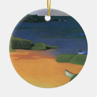 Bay of Tregastel by Felix Vallotton, Fine Art Ceramic Tree Decoration