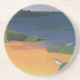 Bay of Tregastel by Felix Vallotton, Fine Art Coaster