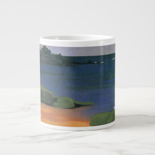 Bay of Tregastel by Felix Vallotton, Fine Art Large Coffee Mug