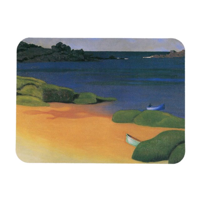 Bay of Tregastel by Felix Vallotton, Fine Art Magnet (Horizontal)