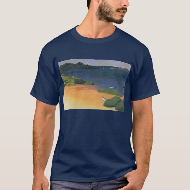 Bay of Tregastel by Felix Vallotton, Fine Art T-Shirt (Front)
