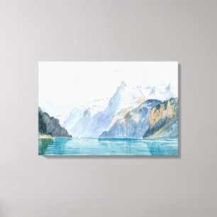 Bay of Uri, Brunnen 1870 John Singer Sargent Canvas Print