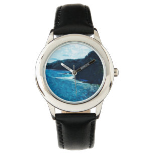 Bay On The Road To Hana Maui Abstract Watch