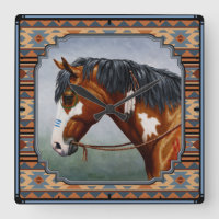Bay Pinto War Horse Southwestern Design