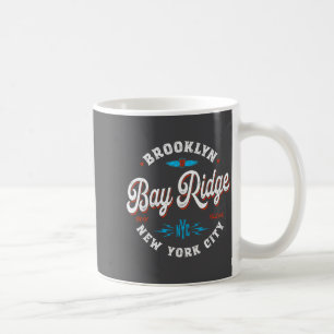 Bay Ridge Brooklyn New York Retro Vintage Graphi  Coffee Mug