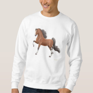 Bay Saddlebred Horse Sweatshirt