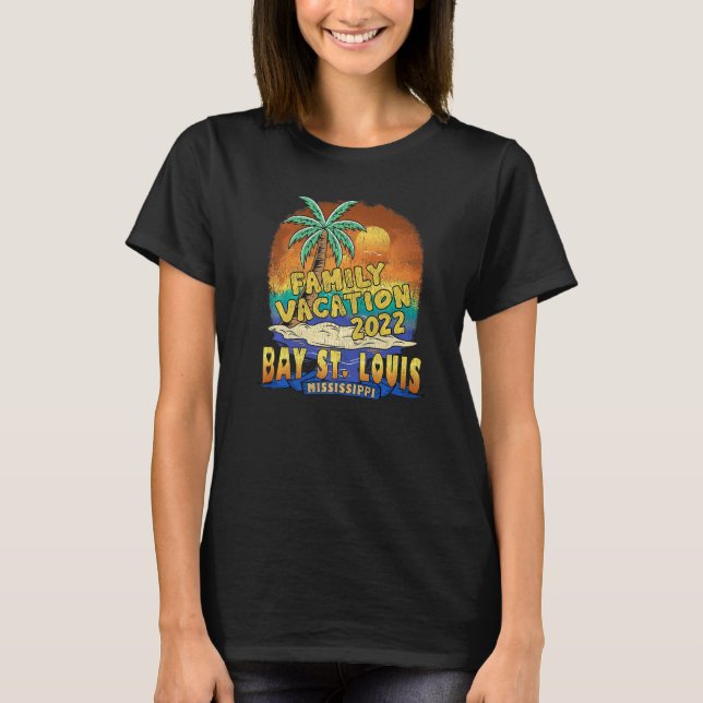 Bay St Louis Mississippi Family Vacation 2022 Souv T-Shirt (Front)