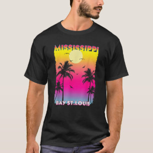 Bay St Louis Mississippi MS summer vintage Sunset T-Shirt