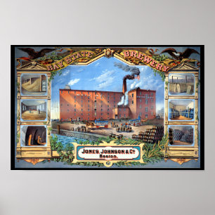 Bay State Brewery Boston Poster