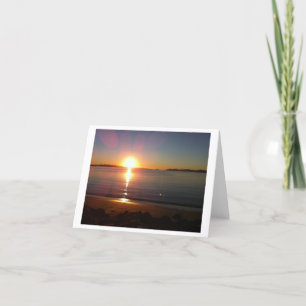 Bay Sunset Note Cards
