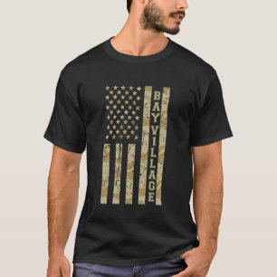 Bay Village City Pride Ohio Desert Camo Distressed T-Shirt