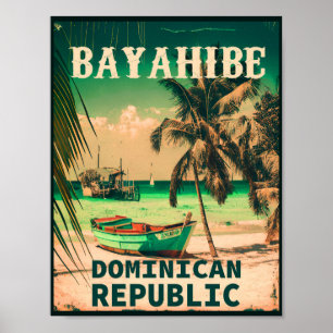 Bayahibe Dominican Republic - Retro Vintage 60s Poster