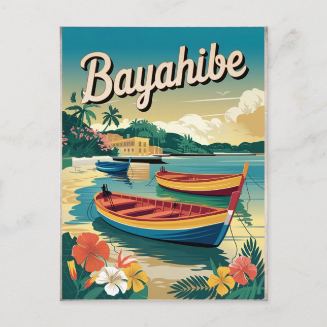 Bayahibe Dominican Republic Vintage  Postcard (Front)