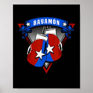 Bayamon Puerto Rico Boxing Gloves Puerto Rican Cam Poster