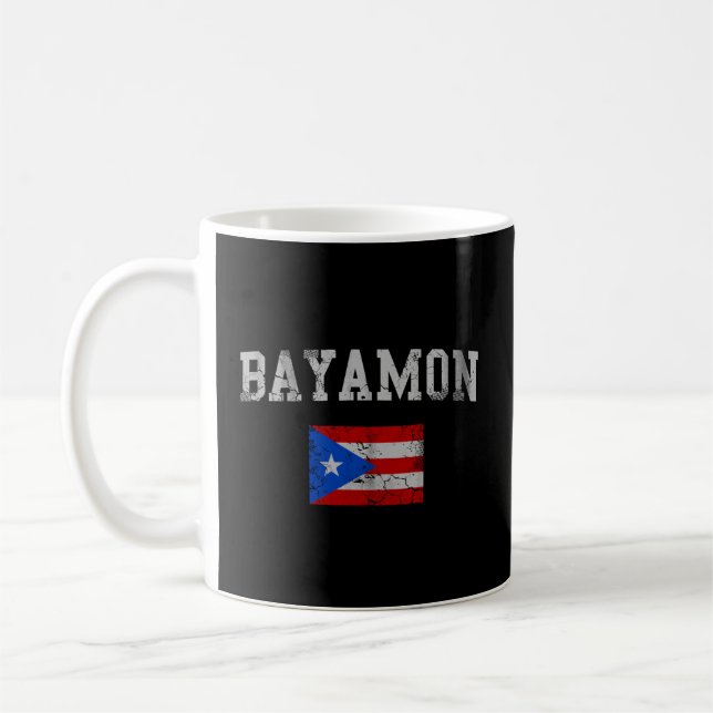 Bayamon Puerto Rico Flag Coffee Mug (Left)