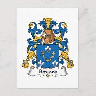Bayard Family Crest Postcard