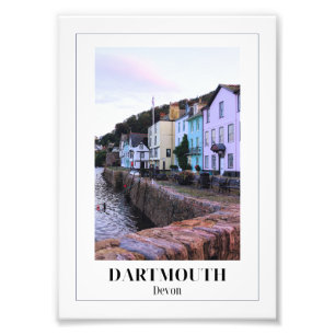 Bayards Cove, Dartmouth, Devon Photo Print