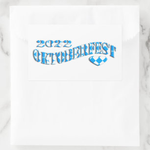 Bayern German Beer Festival Logo Oktoberfest 2022 Rectangular Sticker