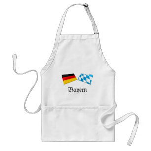 Bayern, Germany Flag Tiles Standard Apron
