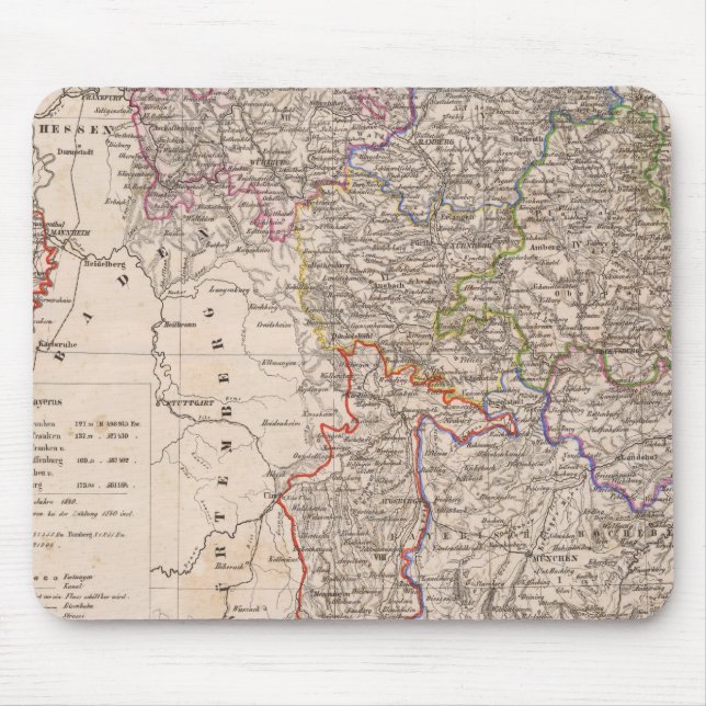 Bayern, Germany Mouse Mat (Front)