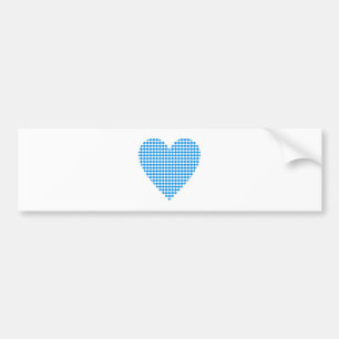 Bayern Herz Rauten Bavaria heart diamonds Bumper Sticker