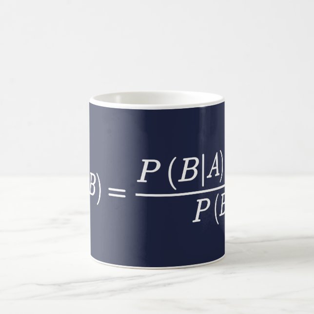 Bayes Theorem Science Mathematical Equation Mug (Center)