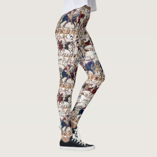 BAYEUX TAPESTRY 1066 NORMAN KNIGHTS AND ARCHERS LEGGINGS