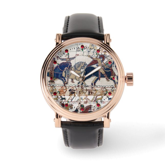 BAYEUX TAPESTRY 1066 NORMAN KNIGHTS AND ARCHERS WATCH (Front)