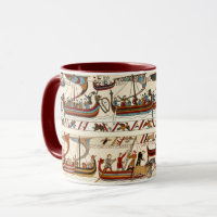 BAYEUX TAPESTRY 1066,NORMAN KNIGHTS ,VIKING SHIPS