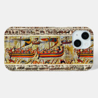 BAYEUX TAPESTRY 1066 VIKING SHIPS