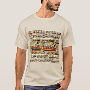 BAYEUX TAPESTRY 1066 VIKING SHIPS  T-Shirt