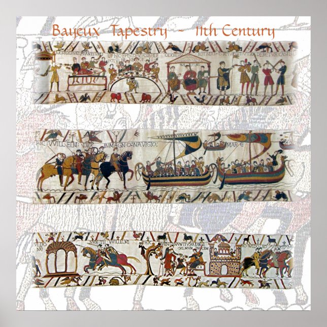 Bayeux Tapestry 11th Century Poster (Front)