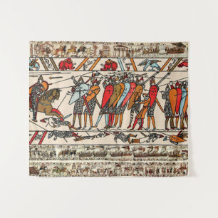 BAYEUX TAPESTRY BATTLE OF HASTINGS NORMAN KNIGHTS
