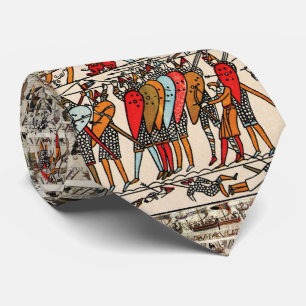 BAYEUX TAPESTRY BATTLE OF HASTINGS NORMAN KNIGHTS  TIE