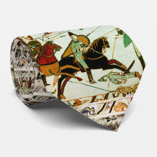 BAYEUX TAPESTRY BATTLE OF HASTINGS NORMAN KNIGHTS  TIE