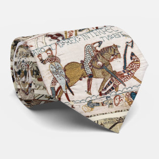 BAYEUX TAPESTRY Death of King Harold at Battle Tie