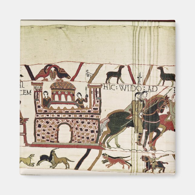 Bayeux Tapestry Earl Harold to Duke of Normandy Magnet (Front)