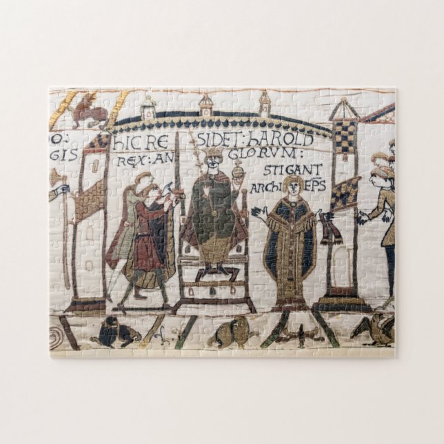 Bayeux Tapestry - King Harold Coronation Jigsaw Puzzle (Horizontal)