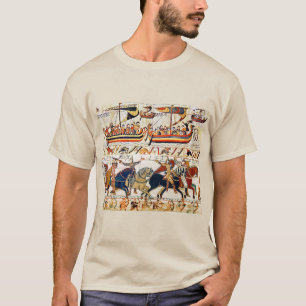 BAYEUX TAPESTRY NORMAN KNIGHTS,VIKING SHIPS,ARCHER T-Shirt