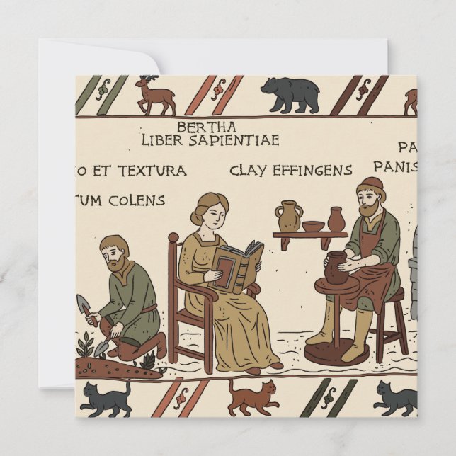 bayeux tapestry parody card (Front)