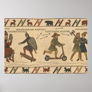 Bayeux Tapestry Parody Poster