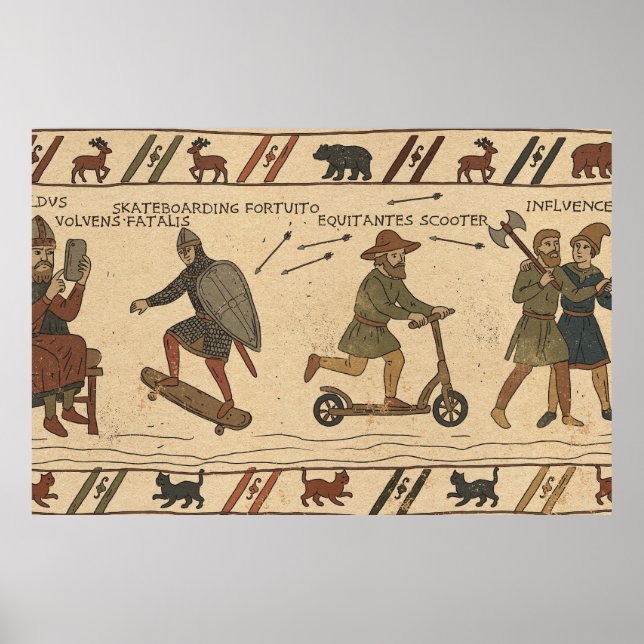 Bayeux Tapestry Parody Poster (Front)