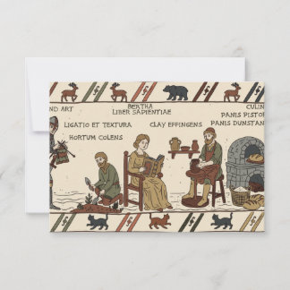 bayeux tapestry parody thank you card