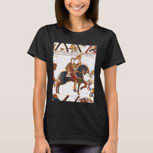 Bayeux Tapestry Scene 2 Horses Anglo Saxon England T-Shirt