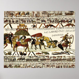 BAYEUX TAPESTRY William at Mont Saint-Michel Poster
