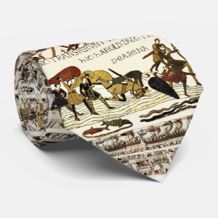 BAYEUX TAPESTRY William at Mont Saint-Michel  Tie