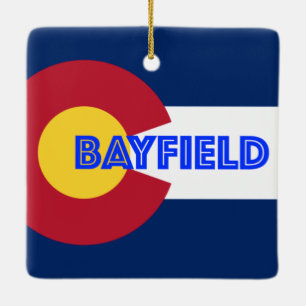 Bayfield Colorado Ceramic Ornament